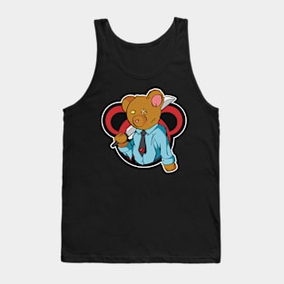 Business Bear Tank Top